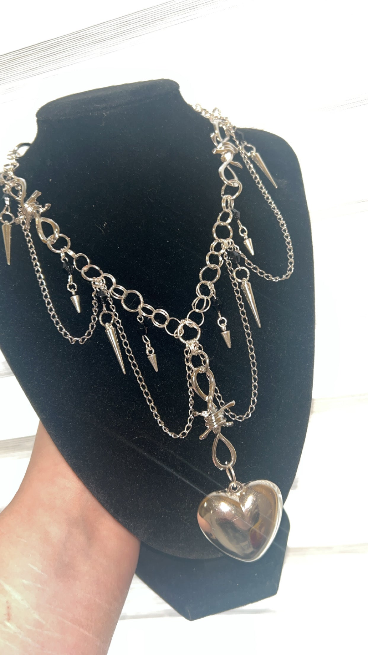 Barbed Heart Necklace